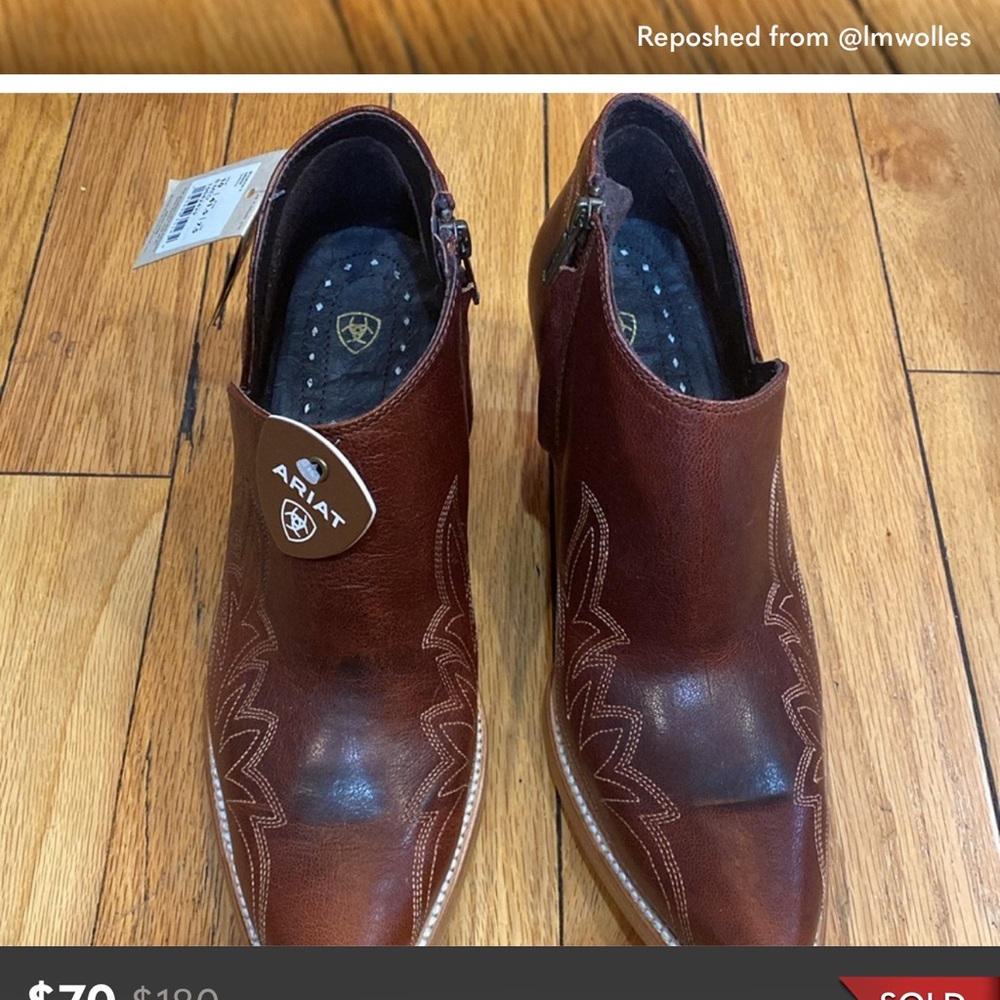 Ariat Jolene Beown size 10B narrow tags on